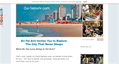 Desktop Screenshot of go-telaviv.com